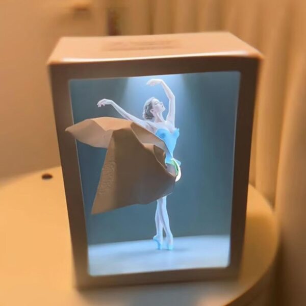 Ballet Girl Tissue Box with Touch Light