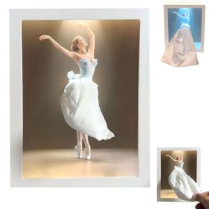 Ballet Girl Tissue Box with Touch Light