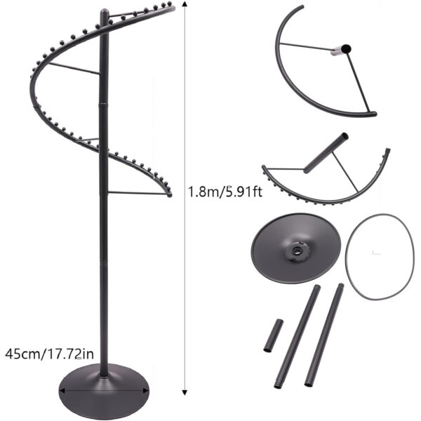 Spiral Rotating Clothing Rack