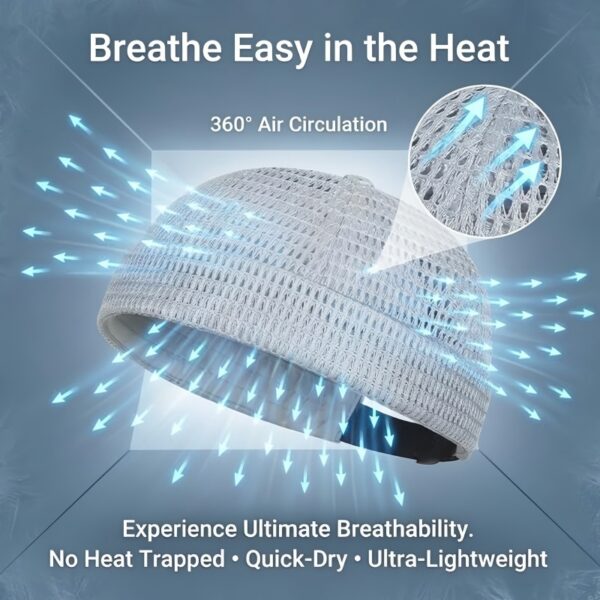 61MoBx7UwDL._AC_SX679_ 2 Pack Men's Breathable Brimless Hat