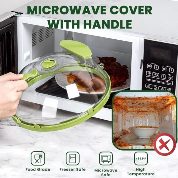 61OaOsBK90L._AC_SL1001_ Microwave Splatter Cover with Water Steamer