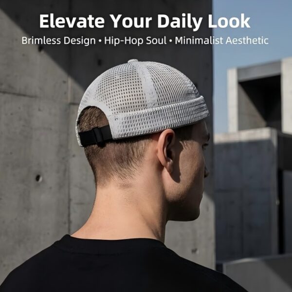 61piMavVwvL._AC_SX679_ 2 Pack Men's Breathable Brimless Hat