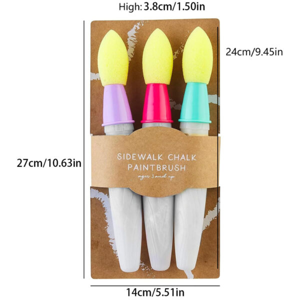 Sidewalk Chalk Paint Brush