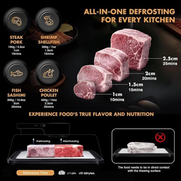 711v2WBQYzL._AC_SL1500_ Defrosting Tray for Frozen Meat