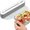 Magnetic Plastic Wrap Dispenser with Cutter
