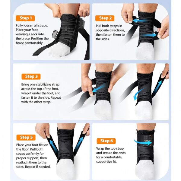 71AUxcjSqgL._SL1500_ Slim-Fit Ankle Brace