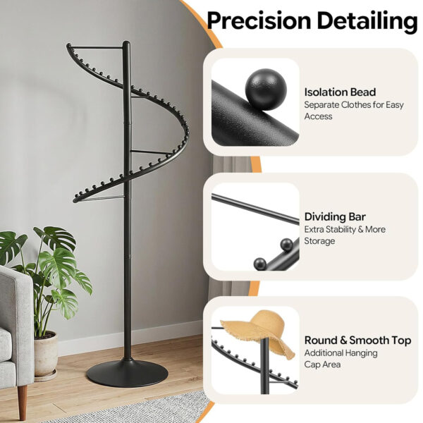 Spiral Rotating Clothing Rack