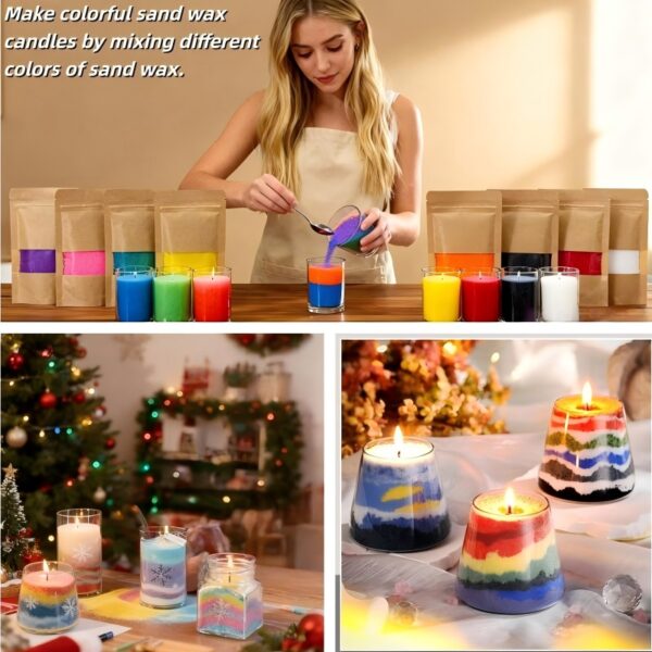 Unscented Sand Candle