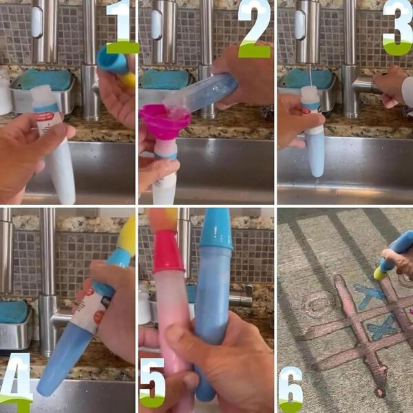 Sidewalk Chalk Paint Brush
