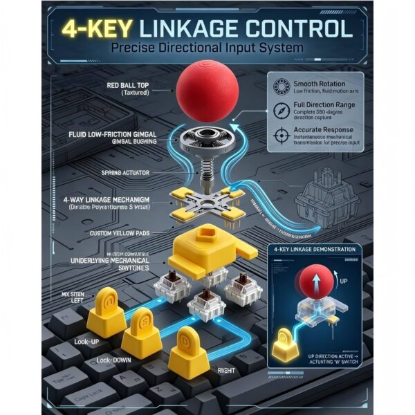 3D Printed Joystick Keyboard