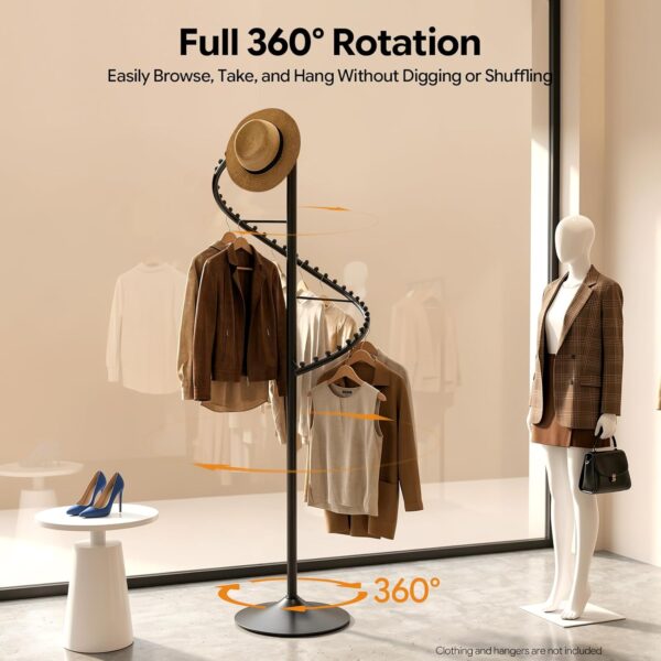 Spiral Rotating Clothing Rack