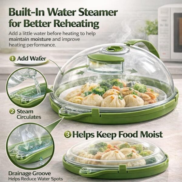 71vaN0AtQRL._AC_SL1001_ Microwave Splatter Cover with Water Steamer