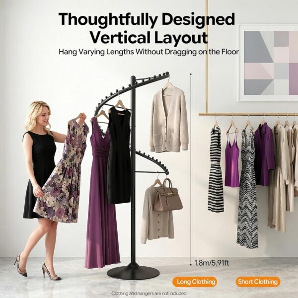 Spiral Rotating Clothing Rack