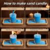 Unscented Sand Candle
