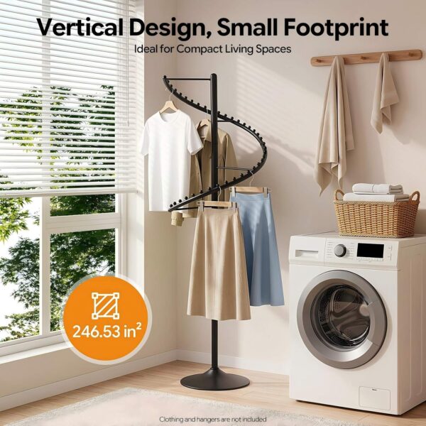 Spiral Rotating Clothing Rack