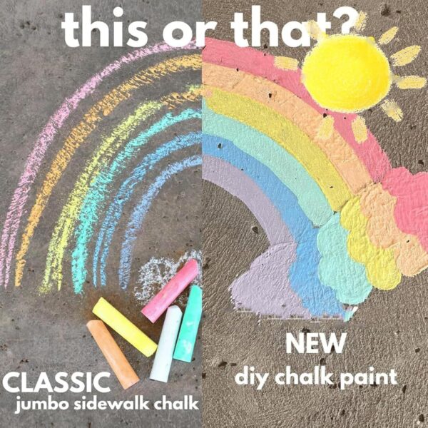 Sidewalk Chalk Paint Brush