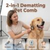 Double Sided Dematting Comb for Cats and Dogs