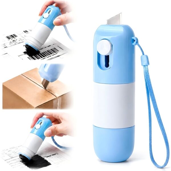 2-in-1 Box Cutter Thermal Paper Eraser