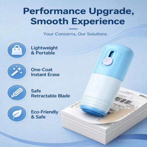 2-in-1 Box Cutter Thermal Paper Eraser