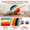 6 Pack Hand-Made Knitted Footbag Sacks