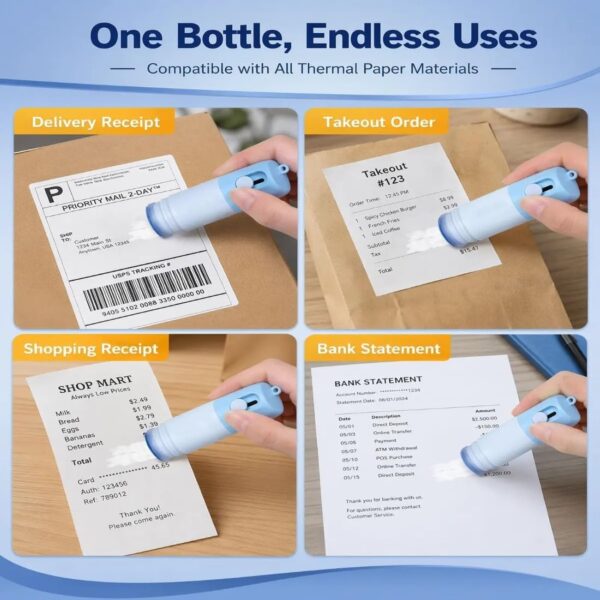 2-in-1 Box Cutter Thermal Paper Eraser