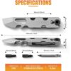EDC Pry Bar Multitool with Bi-Directional Ratchet Screwdriver