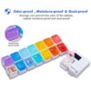 61VIKXV3fXL._AC_SL1000_ 7-Day Pill Organizer with Medicine Reminder Alarm