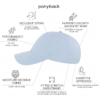 Sporty Women's Baseball Cap with Magnetic Closure