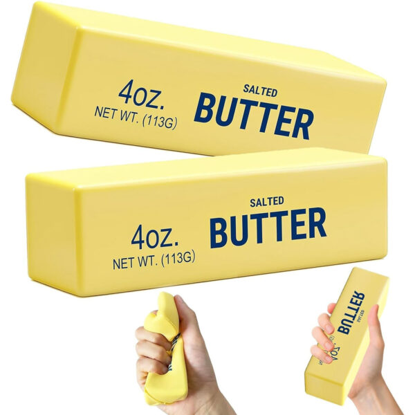 2 Pack Salted Butter Squishy Toy