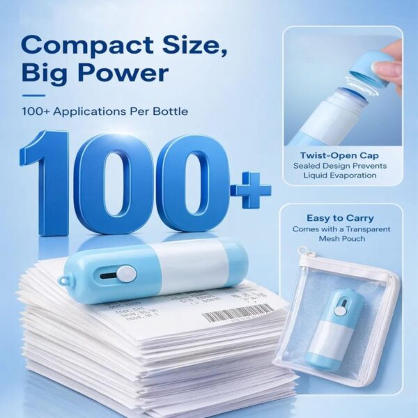 2-in-1 Box Cutter Thermal Paper Eraser