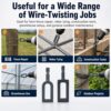 2 Pack Wire Twister Tool for Drill