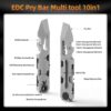 EDC Pry Bar Multitool with Bi-Directional Ratchet Screwdriver