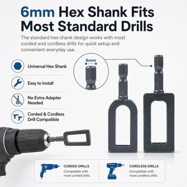 2 Pack Wire Twister Tool for Drill