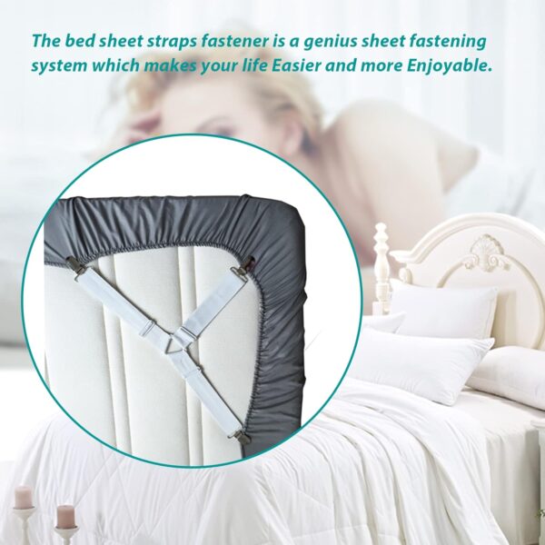 12 Pack Bed Sheet Straps