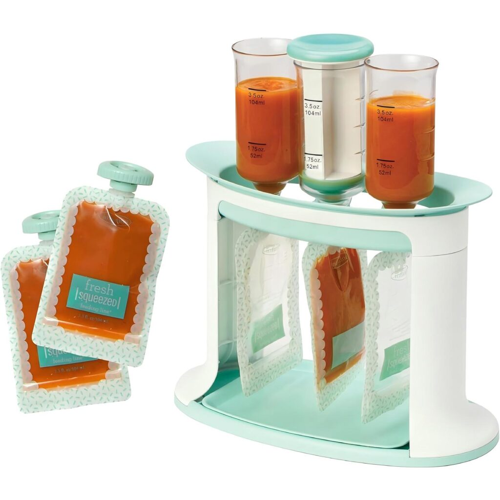 Squeeze Station for Homemade Baby Food