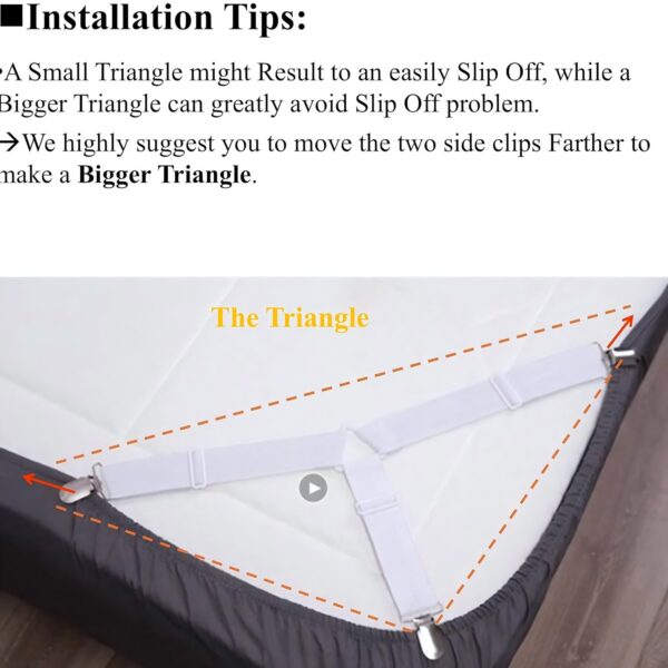 12 Pack Bed Sheet Straps