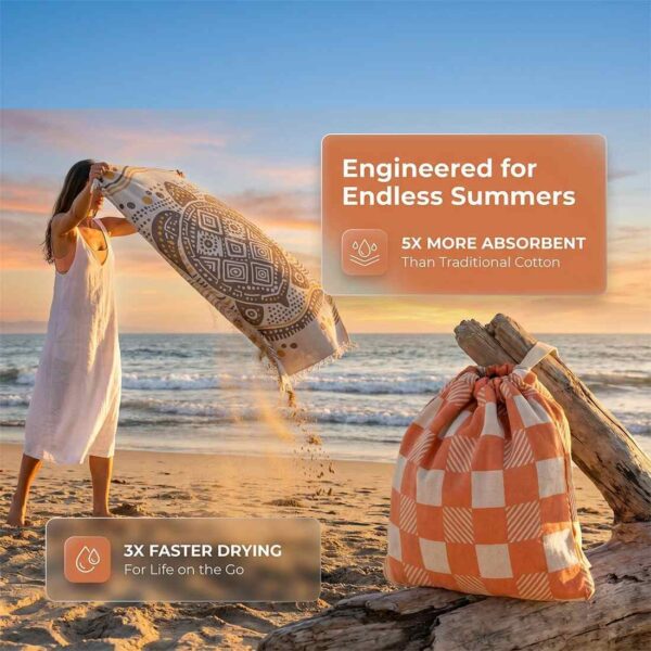 2-in-1 Convertible Towel and Backpack