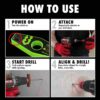 Magnetic Green Laser Drill Guide
