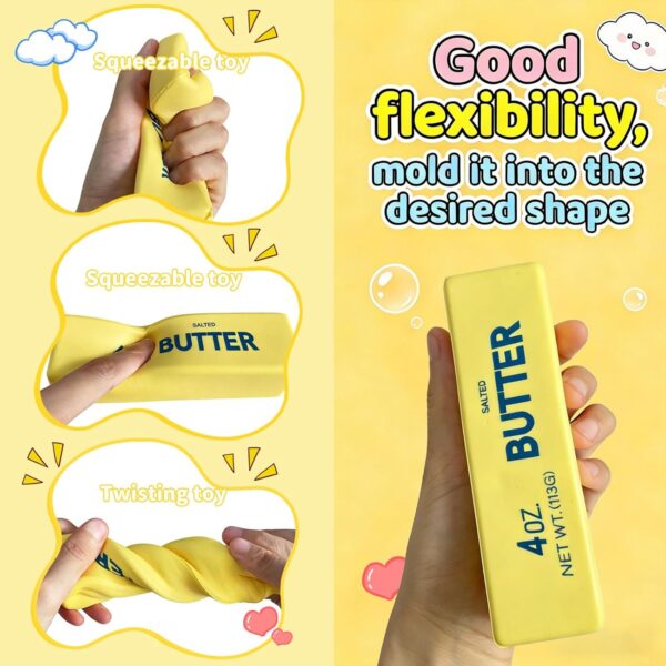 2 Pack Salted Butter Squishy Toy