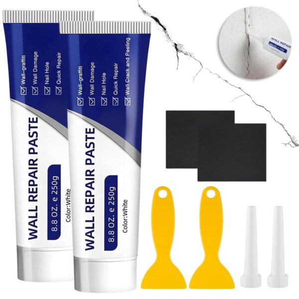 2 Pack Efficient Drywall Repair Kit with Scraper