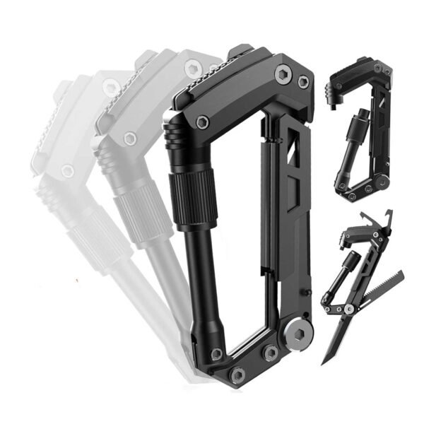 Carabiner Multitool 8-in-1 EDC Carabiners Pocket Knife