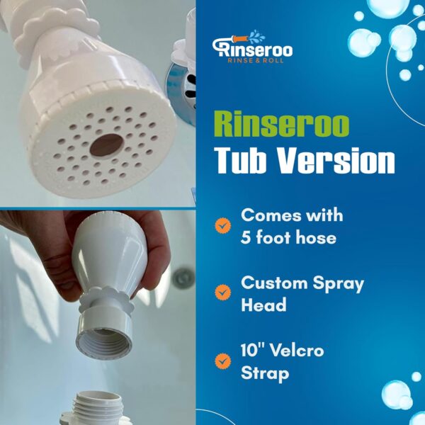 5ft Flex Bathtub Faucet Sprayer