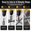 2 Pack Wire Twister Tool for Drill