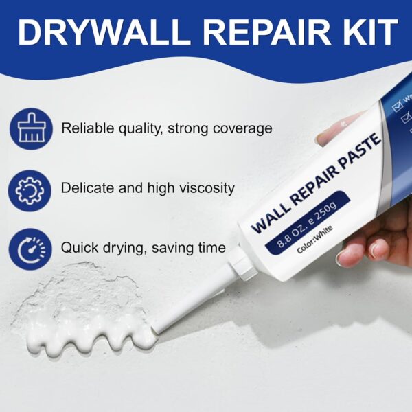 2 Pack Efficient Drywall Repair Kit with Scraper