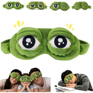 3D Funny Frog Sleep Mask