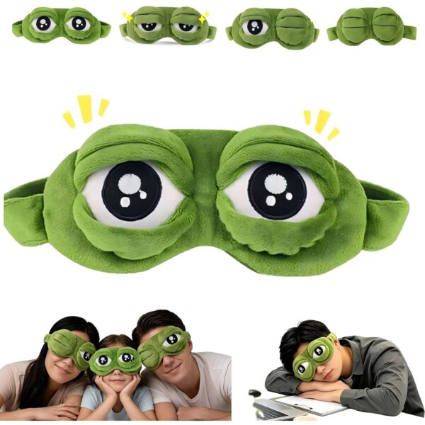 3D Funny Frog Sleep Mask
