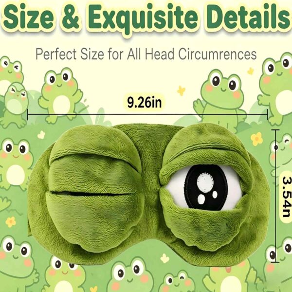 3D Funny Frog Sleep Mask