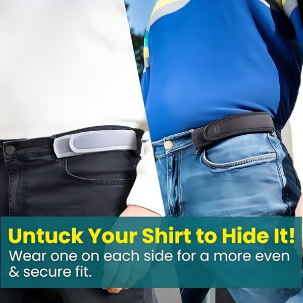 918JavRBadL._AC_SX679_ 4 Pack Elastic No Buckle Invisible Belt