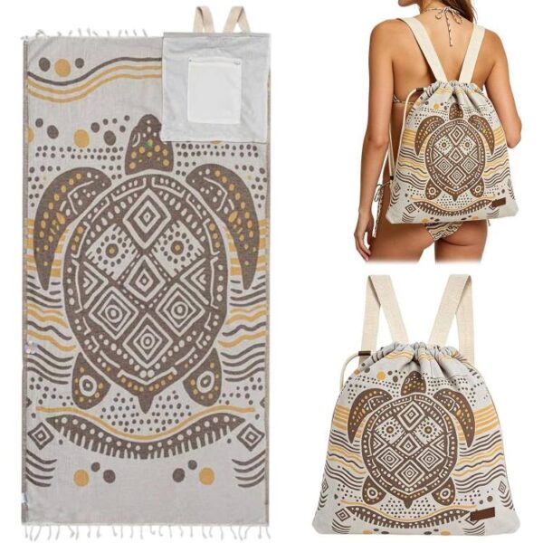 2-in-1 Convertible Towel and Backpack