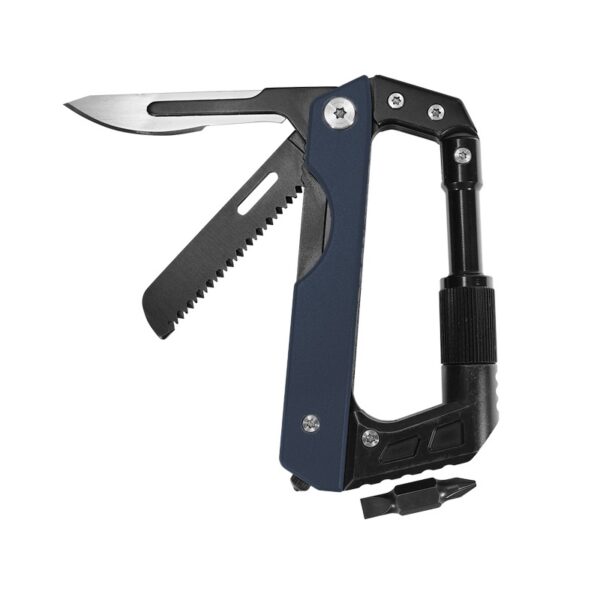 Carabiner Multitool 8-in-1 EDC Carabiners Pocket Knife